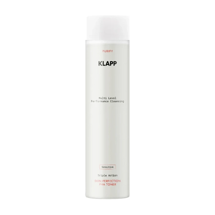 Тонік для обличчя Klapp Purify Multi Level Performance Sensitive Triple Action Skin Perfection PHA Toner для чутливої шкіри, 200 мл